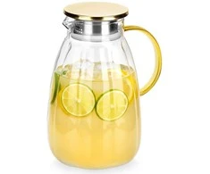 Stiklinis Vilde ąsotis su dangteliu 2,2 l