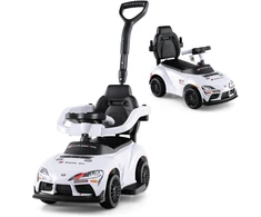 Stumdomas automobilis baltas