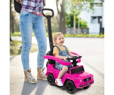 Stumdomas automobilis Juoda/Rožinė/Raudona