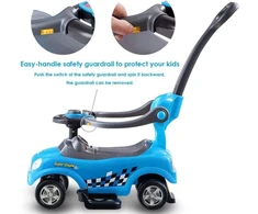 Stumdomas automobilis mėlynas