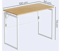 Sulankstomas kompiuterinis stalas 100 x 50 x 74 cm