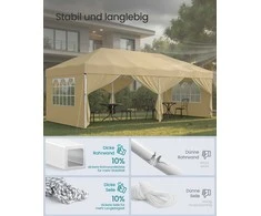 Songmics Sulankstomas paviljonas 3 x 6 m