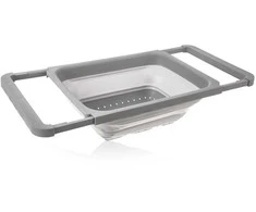 KOOPMAN Orion Silikoninis Koštuvas 39x26,5 cm Sulankstomas su Rankenomis