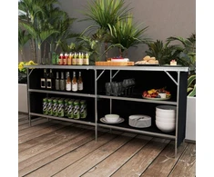Sulankstomas stalas 206 x 38 x 83 cm