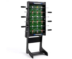 Sulankstomas stalo futbolo stalas su rezultatų skaitikliu, juodas, 69 x 60 x 71 cm