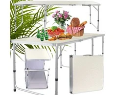 Sulankstomas turistinis stalas 180x60 cm