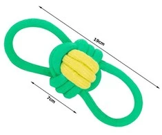 Šuns žaislas su rankena 19 cm