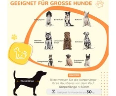 PawHut naminis šunų narvas, 2 durų šunų dėžė su plaunama pagalvėle, šunų namelis su reguliuojamomis kojelėmis, fiksatoriumi, dideliems šunims iki 30 kg, pilkas, 94 x 60 x 71,5 cm