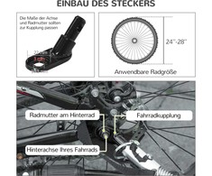 "PawHut 2-in-1" priekaba šunims, dviračio priekaba šunims, vežimėlis šunims su atšvaitais, vežimėlis šunims iki 30 kg, dviračių priekaba dideliems šunims, Oksfordo audinys, žalia spalva