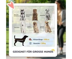 PawHut sulankstomas šunų vežimėlis dideliems šunims ir katėms iki 30 kg, su pagalve, tinkleliais, durimis, krepšiu daiktams, saugos diržais, stabdžiais, pilkas