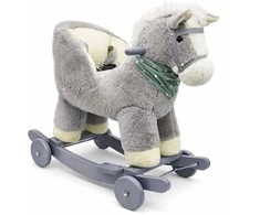 Lean Toys Supamasis arkliukas šviesiai pilkas