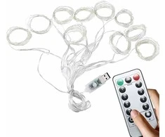 Šventinė girlianda 300 LED lemputės, 3 m, šilta balta