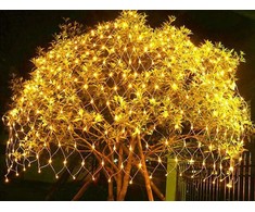 Šviesos užuolaida 100 LED, šiltai balta, 1x2 m