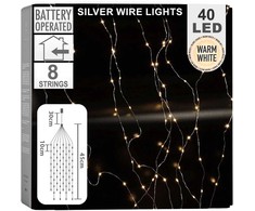 Christmas Decoration Kalėdų žibintai LED 40 šviestuvų 45 cm