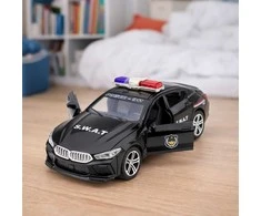 Lean Toys SWAT automobilis juodas