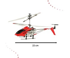 SYMA S107H RC sraigtasparnis 2.4GHz RTF raudonos spalvos
