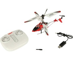 SYMA S107H RC sraigtasparnis 2.4GHz RTF raudonos spalvos