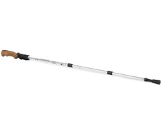 Teleskopinė nordic walking lazda su kamštine rankena, 135 cm