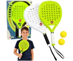 Lean Toys Teniso rinkinys 2 raketės 2 kamuoliukai