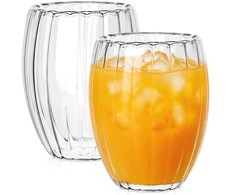 Terminės stiklinės su dviguba sienele, 320 ml, 9 × 9 × 11,5 cm, 2 vnt.