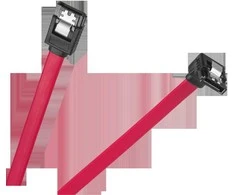 Oem SATA kabelis tiesus kištukas - kampinis kištukas 0.5 m