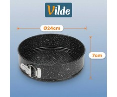Tortinė Vilde granitinė su dangčiu 24 cm