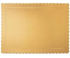 Emkl Orion Torto padėkliukas stačiakampio formos 40x30 cm auksinis
