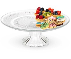 Torto stovas stiklinis 25 cm