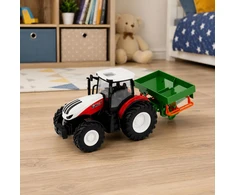 Lean Toys Traktorius su sėjėju 1:24