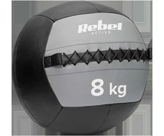 Medicininis kamuolys pratimams 8kg, REBEL ACTIVE