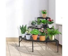 Trijų lygių vazonų stovas 61 cm