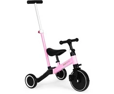 Triratukas EcoToys 2in1, rožinis
