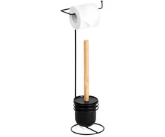 Tualetinio popieriaus laikiklis su WC šepetėliu Vilde 53 cm