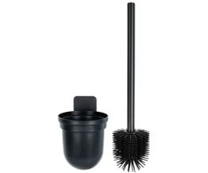 Dornbracht Tualeto šepetys Vilde su laikikliu, silikoninis, juodas, 35 cm