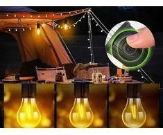 Turistinė LED Lempa su USB-C Įkrovimu, 3 Apšvietimo Režimai