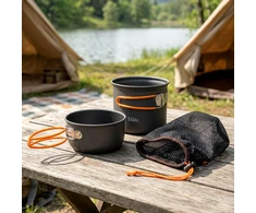 Turistiniai puodai 800/450 ml 3 vnt.