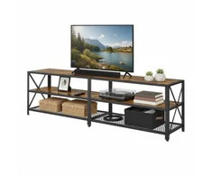 TV staliukas Songmics Televizoriaus staliukas VASAGLE 178x39x52 cm