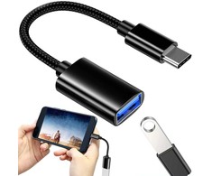 Oem USB-C į USB-A 3.0 OTG adapteris su 11 cm kabeliu