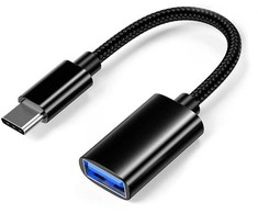 Oem USB-C į USB-A 3.0 OTG adapteris su 11 cm kabeliu
