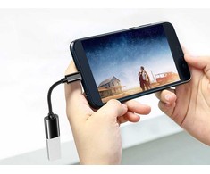 Oem USB-C į USB-A 3.0 OTG adapteris su 11 cm kabeliu
