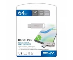 PNY USB 3.2 Duo-Link 64GB Type-C / Type-A