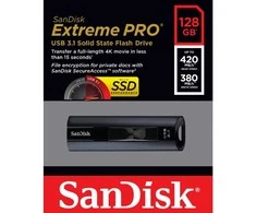 USB laikmena SanDisk Extreme PRO, 128 GB