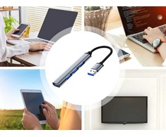 USB skirstytuvas 3.0 su 4 prievadais