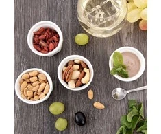 Snackkom Keramikiniai Indeliai 6 cm, 40 ml, 4 vnt - Dipsų ir Užkandžių Patiekimui
