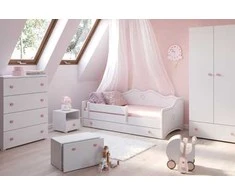 Vaikiška lova 140x70 rožinė