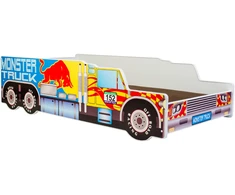 Luco Vaikiška lova Monster Truck su čiužiniu 160x80