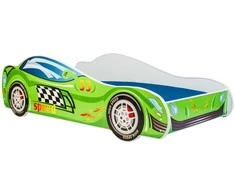 Luco Vaikiška lova Speed Car su čiužiniu 160x80