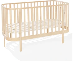 Vaikiška lovytė 140x70 GRAND 3-1 naturalios medienos