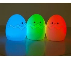 Children's night light led egg rgb touch usb