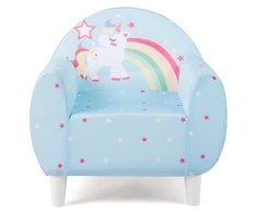 Vaikiška sofa mėlyna